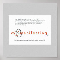 WOMANIFESTING poster