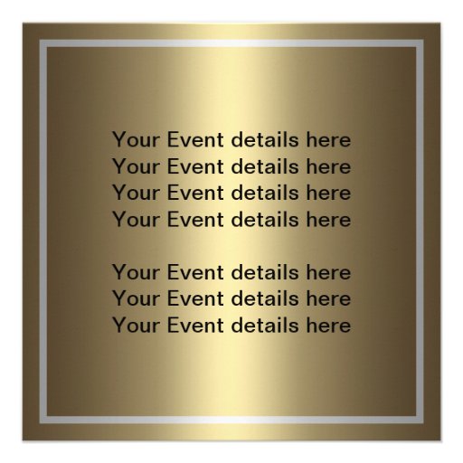 Woman's 50th Birthday Celebration Custom Announcement