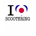 Woman's Babydoll T-Shirt - I Love Scootering