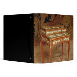 Woman's desk with panels of Sevres porcelain binders