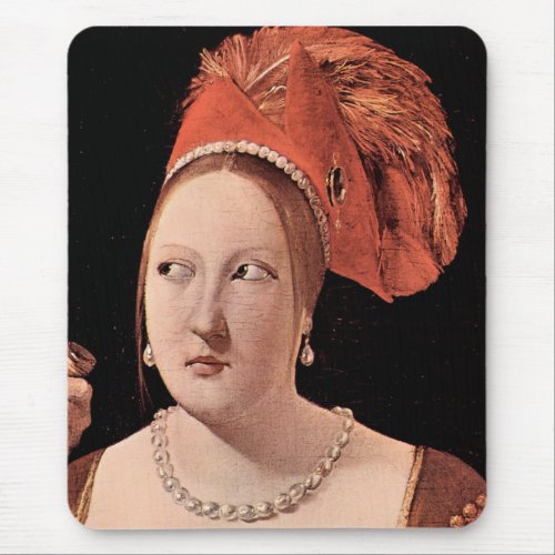 Woman's head by Georges de La Tour Mouse Pad