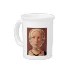 Woman's head frontally by Georges de La Tour Pitcher