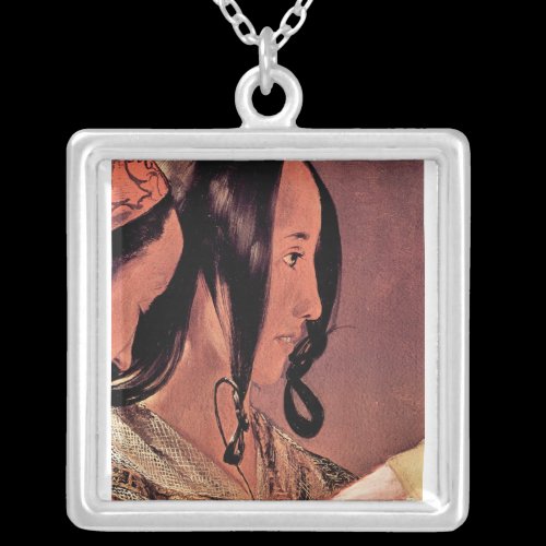 Woman's head in profile by Georges de La Tour Jewelry