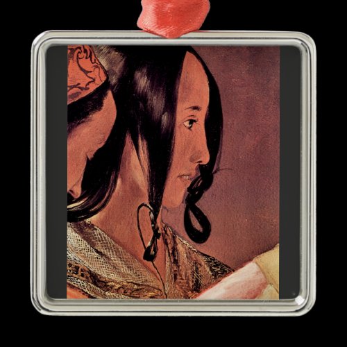 Woman's head in profile by Georges de La Tour Christmas Ornament