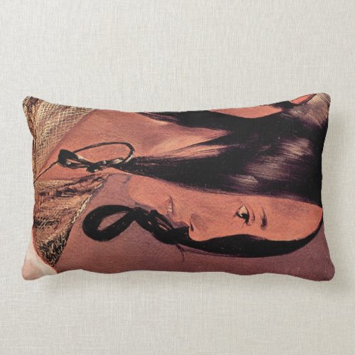 Woman's head in profile by Georges de La Tour Pillow