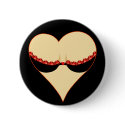 woman's heart buttons by VioDeSign woman's heart buttons