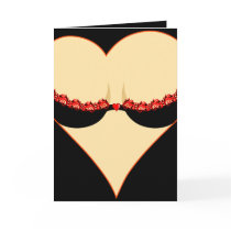 woman's heart cards