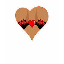 woman's heart t-shirts