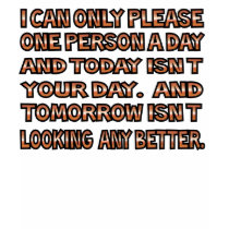 Womans ladies Please T Shirt.