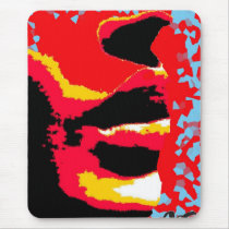 WOMAN'S LIPS BY AES MOUSEPADS