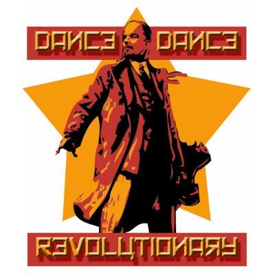Woman's T - Lenin Revolutionary Dancer Tee Shirt by HigherMammal
