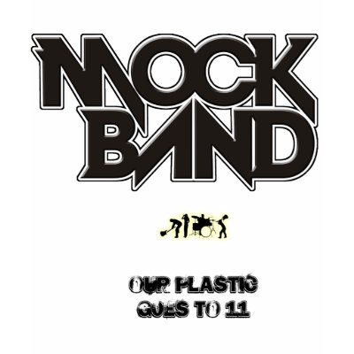 Woman's T - Mock Rock Band Shirt by HigherMammal