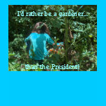 Woman's T-Shirt/Gardening