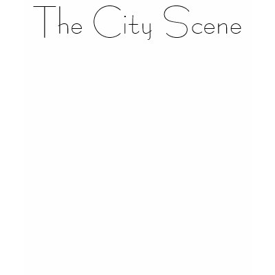 Woman's "The City Scene" Argyle Tee. (M) T-shirt by Thecityscene