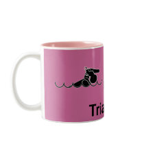 Woman's Triathlete Mug by ajvjr123 Woman's Triathlete Mug