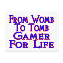 Womb To Tomb postcards
