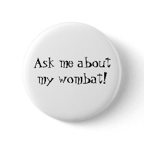 Wombat Button