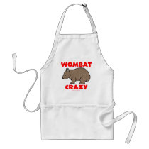Wombat Crazy aprons by Wombania Wombat Crazy aprons