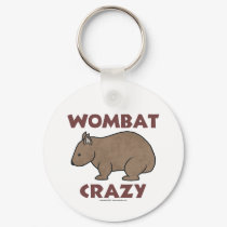 Wombat Crazy III keychains