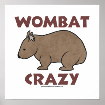 Wombat Crazy III Print