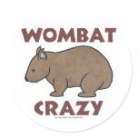 Wombat Crazy III stickers