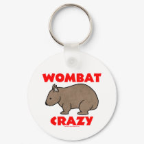 Wombat Crazy keychains