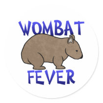 Wombat Fever II Sticker