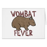 Wombat Fever III Greeting Cards