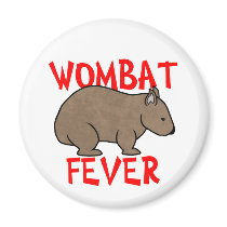 Wombat Fever magnets