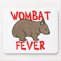 Wombat Fever mousepads by Wombania Wombat Fever mousepads