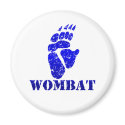 Wombat Footprint III magnets by Wombania Wombat Footprint III magnets