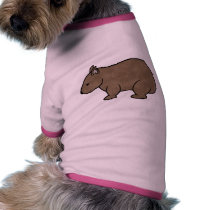 Wombat Graphic pet clothing by Wombania Wombat Graphic pet clothing
