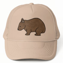 Wombat Graphic hats by Wombania Wombat Graphic hats