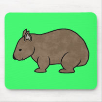 Wombat Graphic mousepads by Wombania Wombat Graphic mousepads