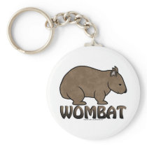 Wombat Logo II Keychains