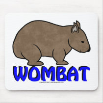 Wombat Logo III mousepads by Wombania Wombat Logo III mousepads