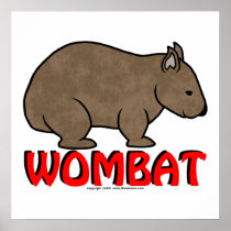Wombat Logo Poster