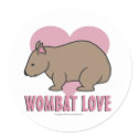 Wombat Love II stickers