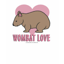 Wombat Love II t-shirts