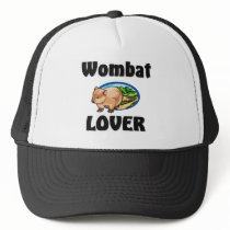 Wombat Lover hats by AnimalShirts Wombat Lover hats