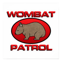 Wombat Patrol III posters by Wombania Wombat Patrol III posters