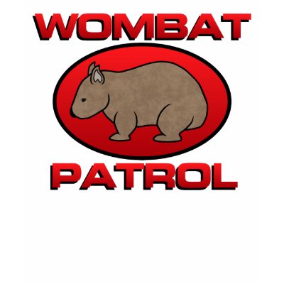 Wombat Patrol III T-shirt by Wombania