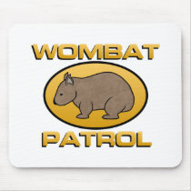 Wombat Patrol mousepads by Wombania Wombat Patrol mousepads
