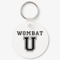 Wombat U V keychains
