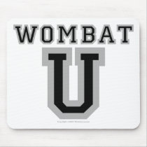 Wombat U V mousepads by Wombania Wombat U V mousepads