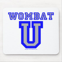 Wombat U VI mousepads by Wombania Wombat U VI mousepads