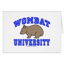 Wombat University II Cards