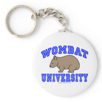 Wombat University II Key Chains
