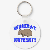 Wombat University II keychains