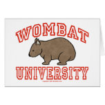 Wombat University III Greeting Cards